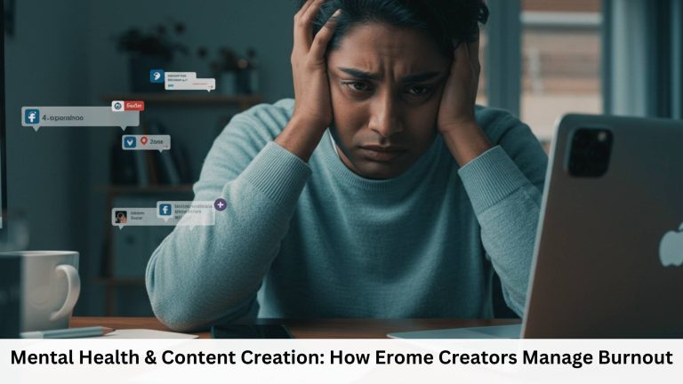 Mental Health and Content Creation How Erome Creators Manage Burnout