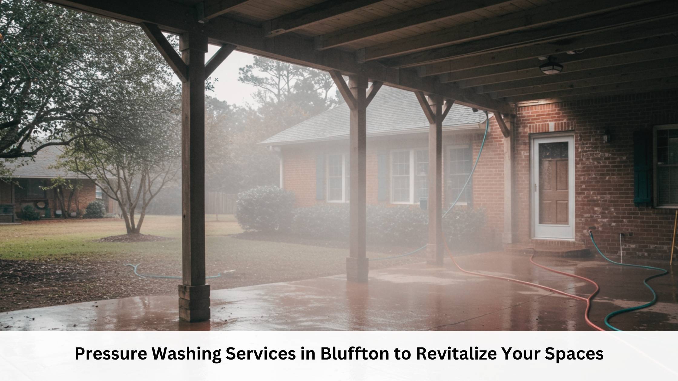 Pressure Washing Services in Bluffton to Revitalize Your Spaces