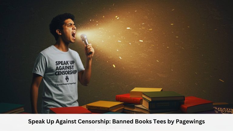 Speak Up Against Censorship Banned Books Tees by Pagewings