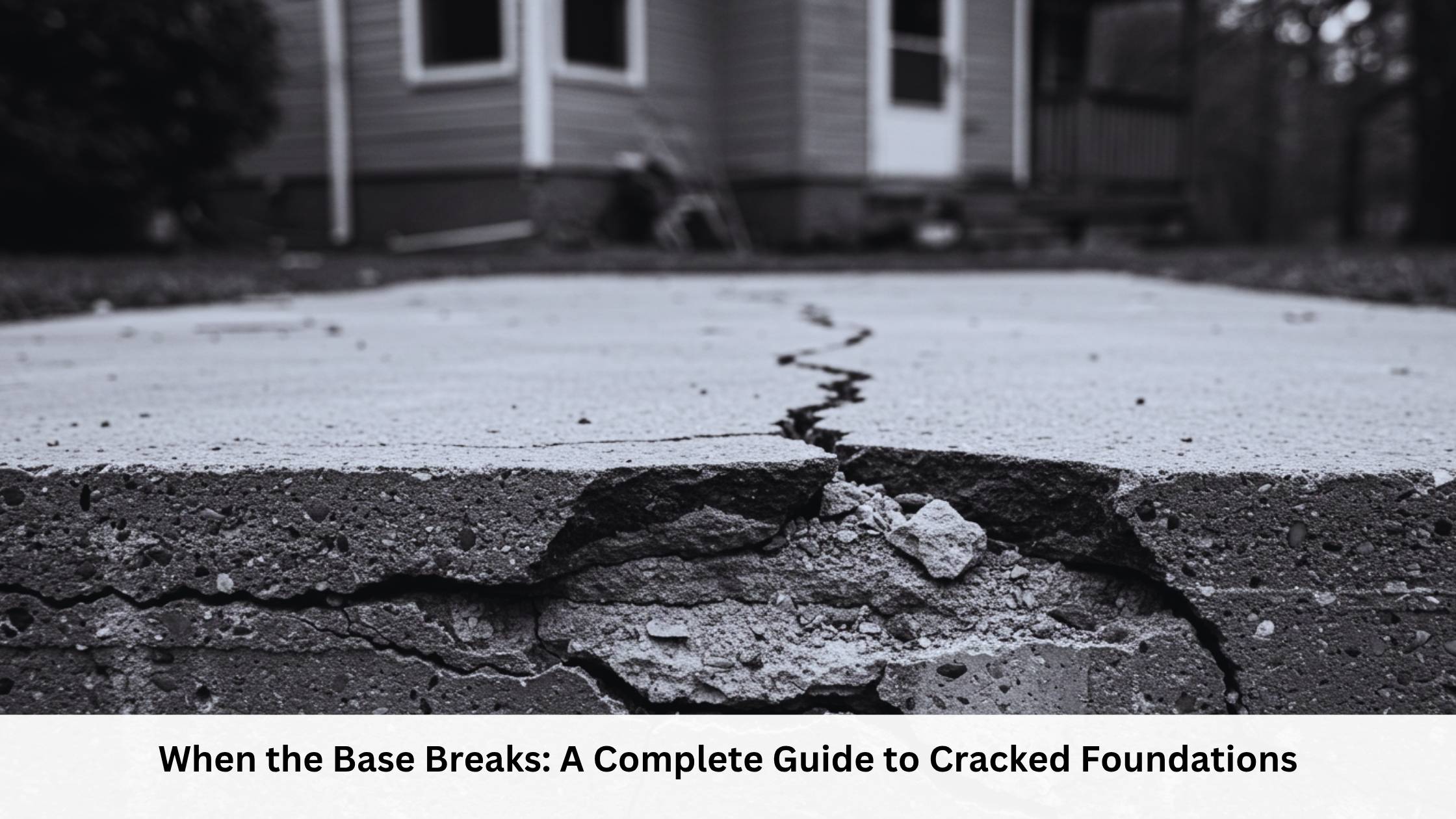 When the Base Breaks A Complete Guide to Cracked Foundations