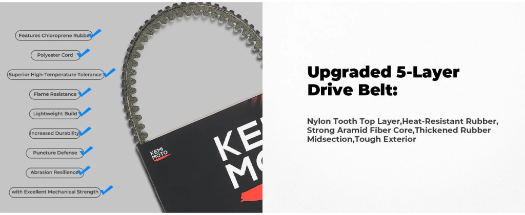 Why Choose the Kemimoto Drive Belt?