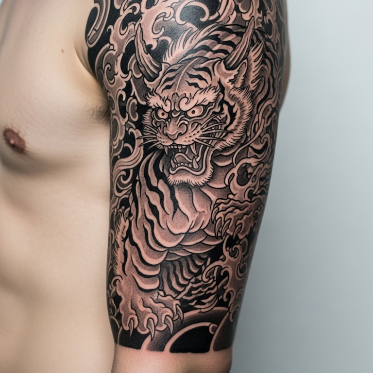 Irezumi Tattoo Palette: Color vs. Black and Grey Design Guide