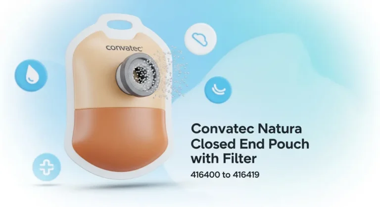 convatec from 416400 to 416419 - natura closed end pouch with filter