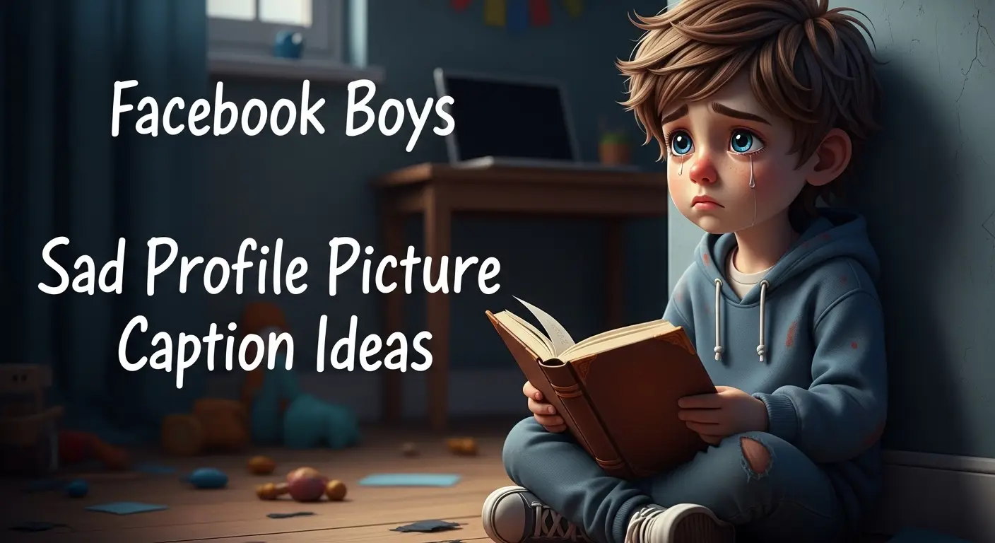Facebook Boys Sad Profile Picture Caption Ideas