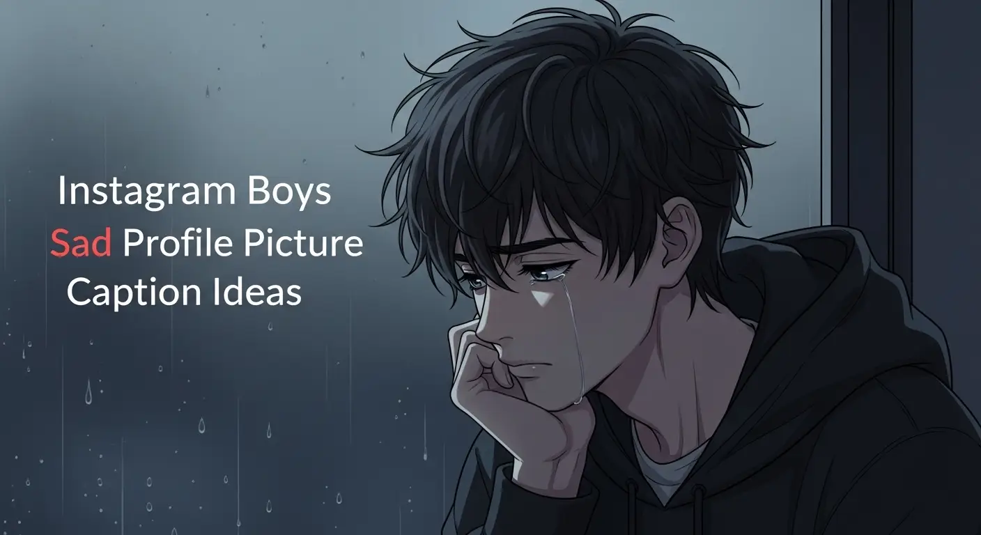 Instagram Boys Sad Profile Picture Caption Ideas